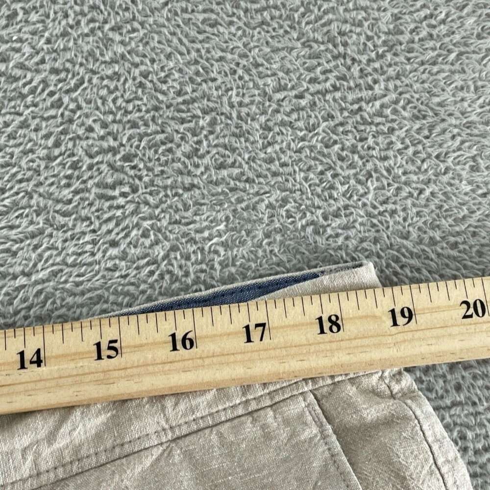 Banana Republic Aiden Short Mens Size 36 Linen & Cotton Blend 5116 - Picture 7 of 9